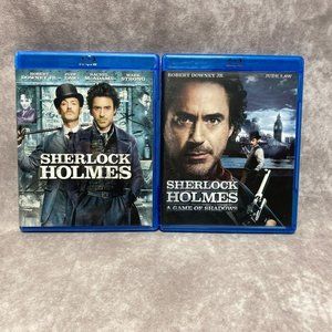Sherlock Holmes and Sherlock Holmes A Game of Shadows 2 Movies Blu-ray